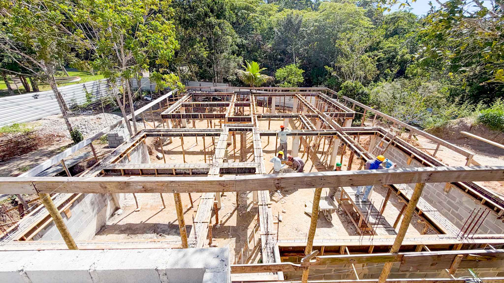 Obra em andamento